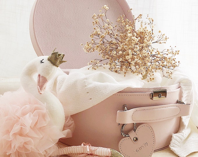 Pre-order : Pink New Baby Keepsake Box Baby Girl Gift Personalized ...