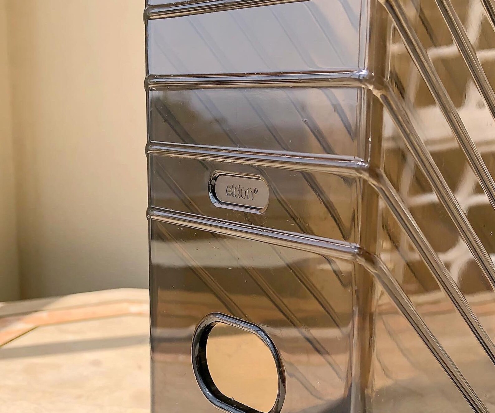 1985 Vintage Eldon Plastic Smokey File Magazine Book Holder Etsy