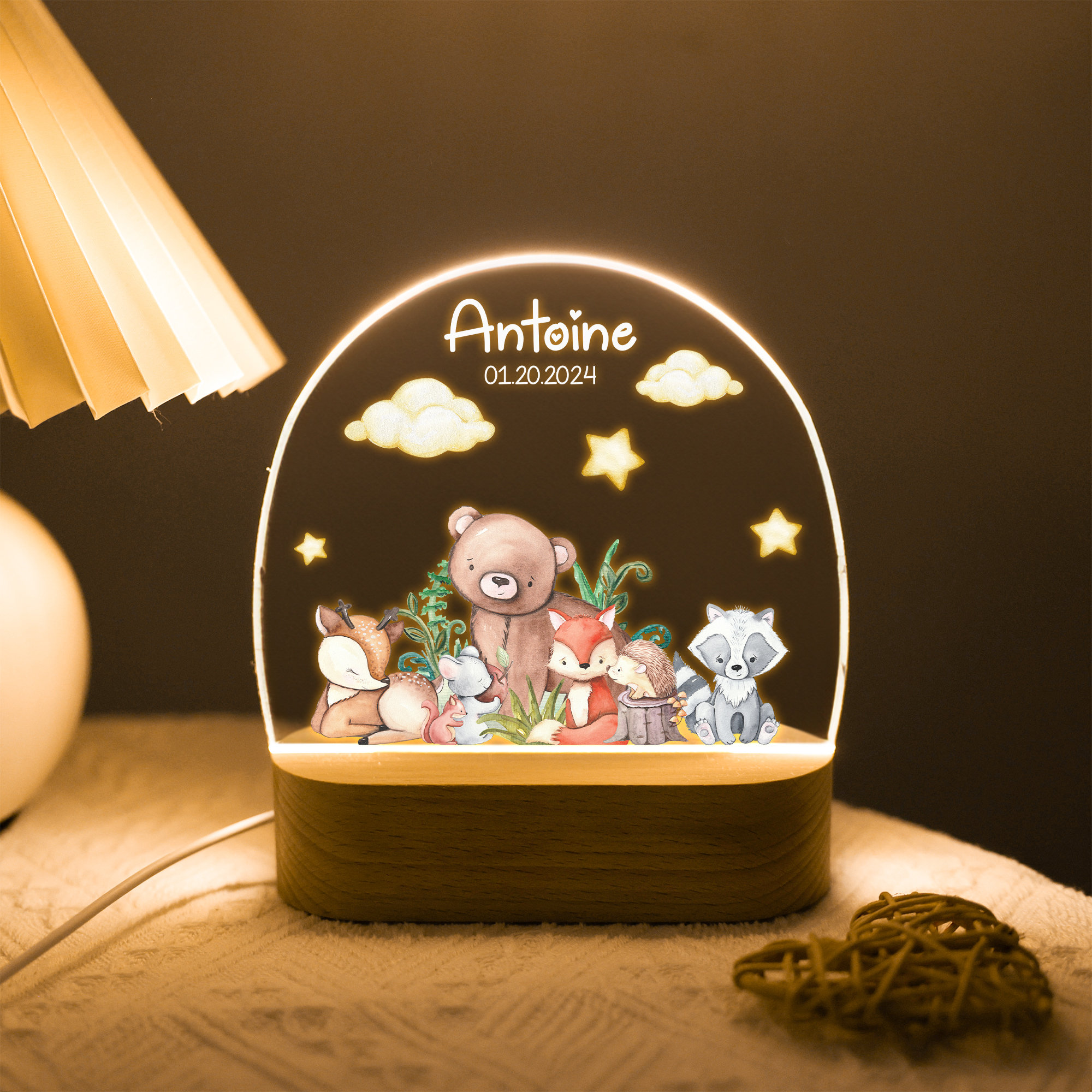 Woodland Night Light Etsy UK