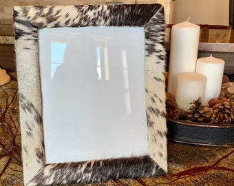 Cowhide Photo Frame Etsy