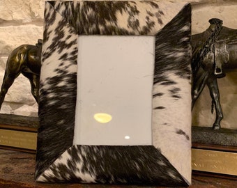 Cowhide Photo Frame Etsy