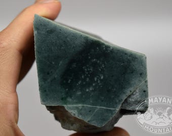 SNOWY "PRINCESA" Chunk // Rough Guatemalan Jadeite Jade // Translucent Ice Guatemalan Guatemala // Mayan Mountain