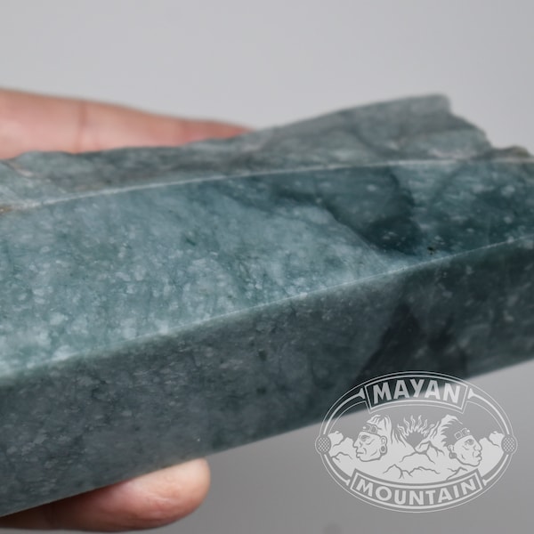 SNOWY PRINCESA BLUE  // Dark Multi Colored // Rough Guatemalan Jadeite Jade