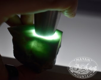 LIGHT CLOUDY Blue Green  //  Super Translucent // Rough Jadeite Jade // Guatemalan Guatemala // Mayan Mountain