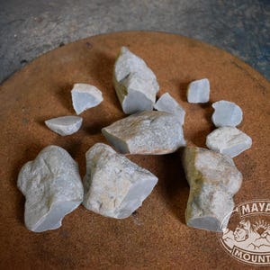 CLEARANCE LOT! 2 lbs // White Luna // Rough Jadeite Jade // Guatemalan Guatemala / Translucent // Mayan Mountain