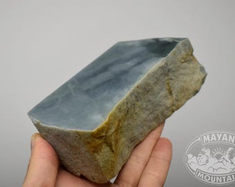 PRINCESA BLUE BLOCK / Rough Jadeite Jade / Guatemalan Guatemala / Mayan Mountain