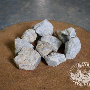 CLEARANCE LOT! 2 lbs // White Luna // Rough Jadeite Jade // Guatemalan Guatemala / Translucent // Mayan Mountain