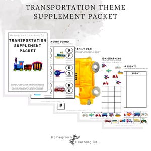 Transportation Supplement Packet (Pre-K/Kindergarten)