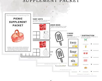 Picnic Supplement Packet (Pre-K/Kindergarten)