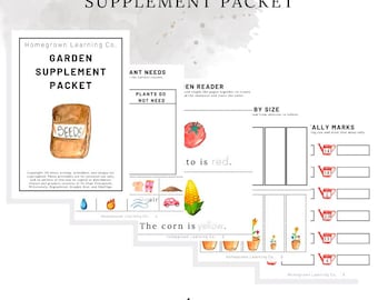 Garden Supplement Packet (Pre-K/Kindergarten)