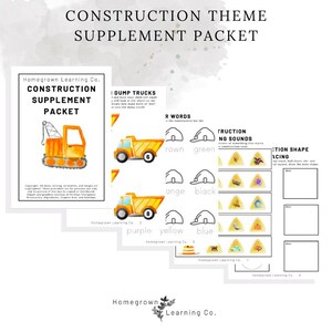 Construction Supplement Packet (Pre-K/Kindergarten)