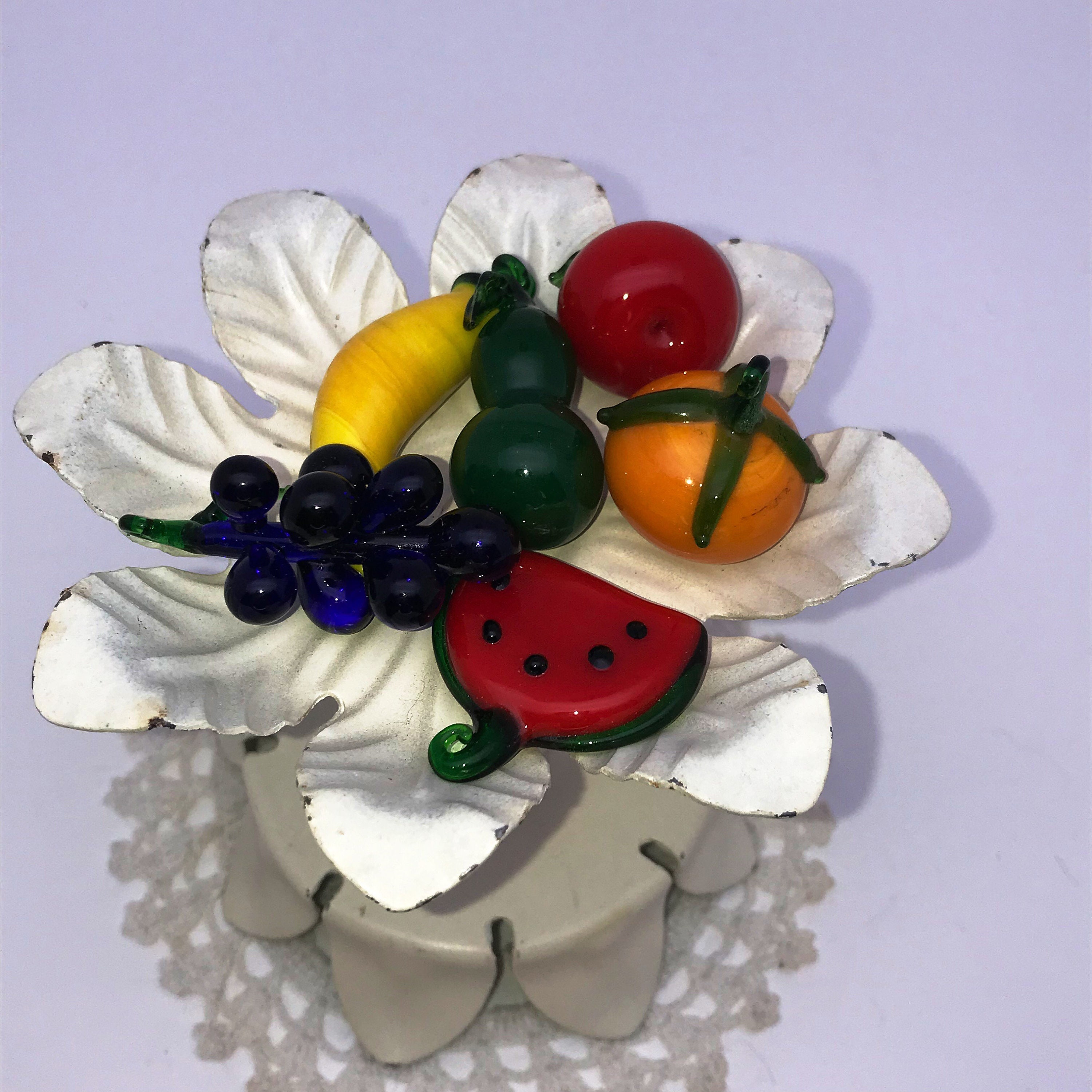 Glass Sculptures & Figurines Vintage Lot of 6 Hand Blown Miniature