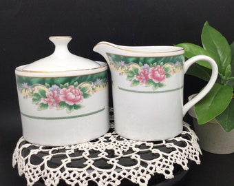 Juego de crema y azúcar con tapa de porcelana fina Faberware “Legend 435K”