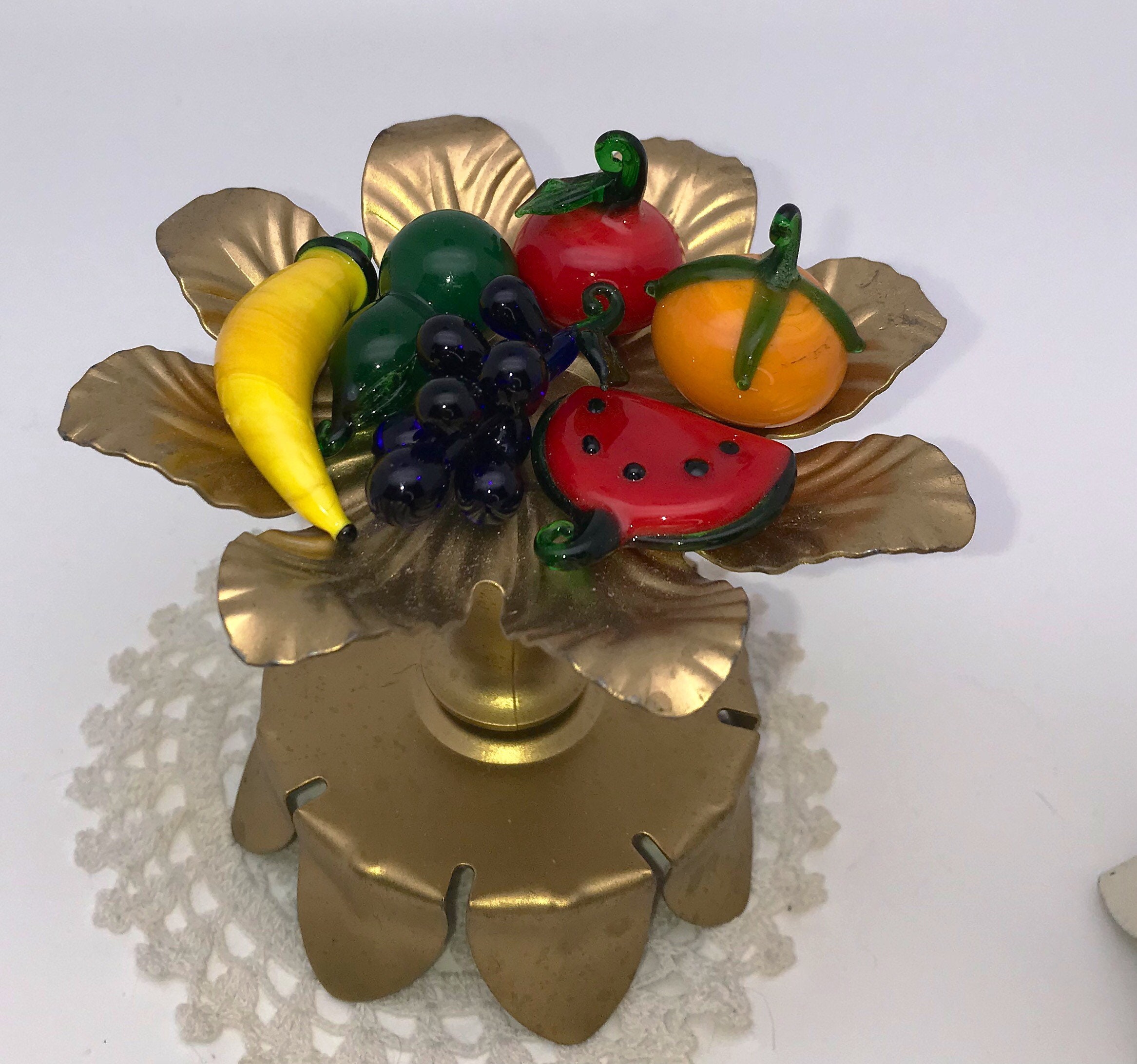 Glass Sculptures & Figurines Vintage Lot of 6 Hand Blown Miniature