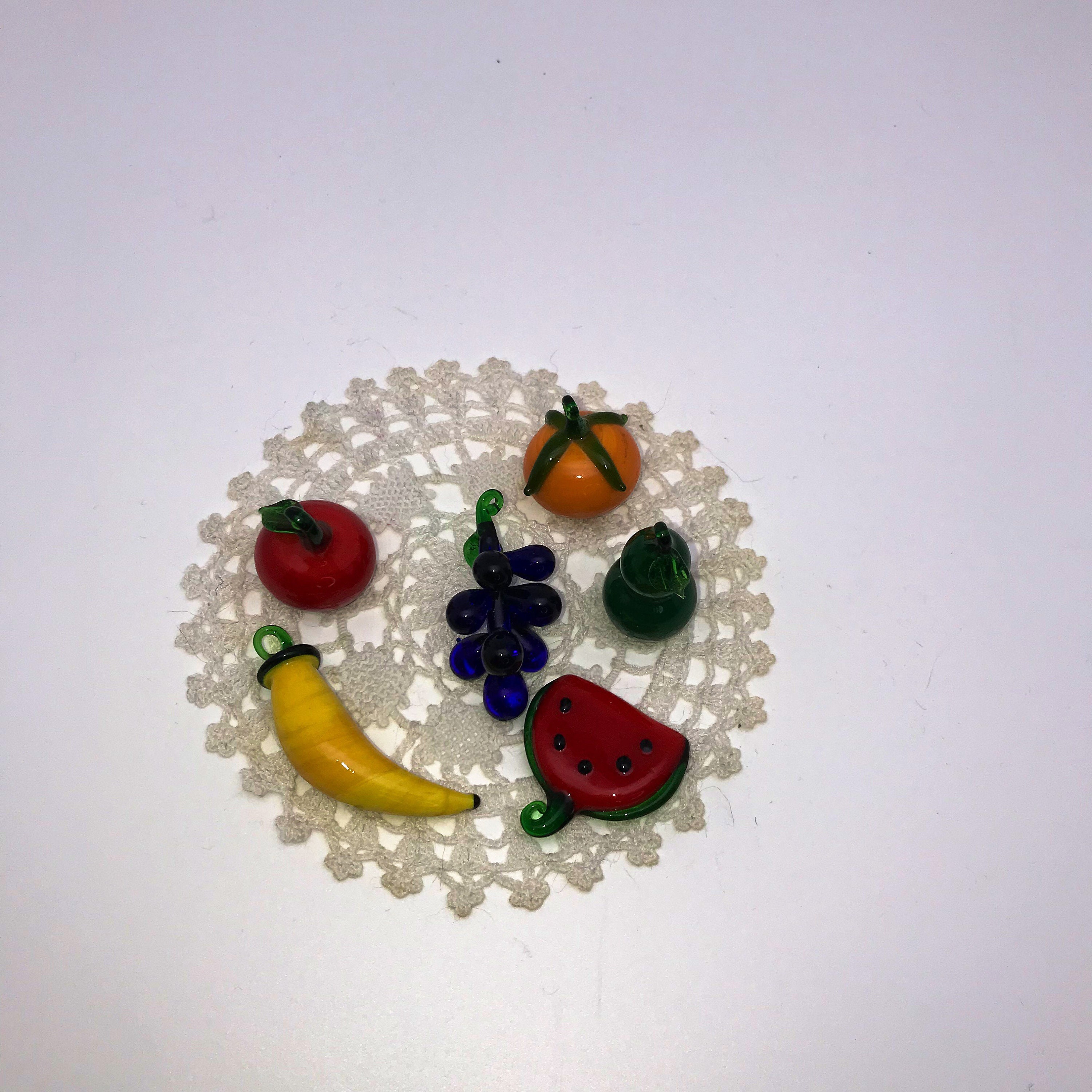 Glass Sculptures & Figurines Vintage Lot of 6 Hand Blown Miniature