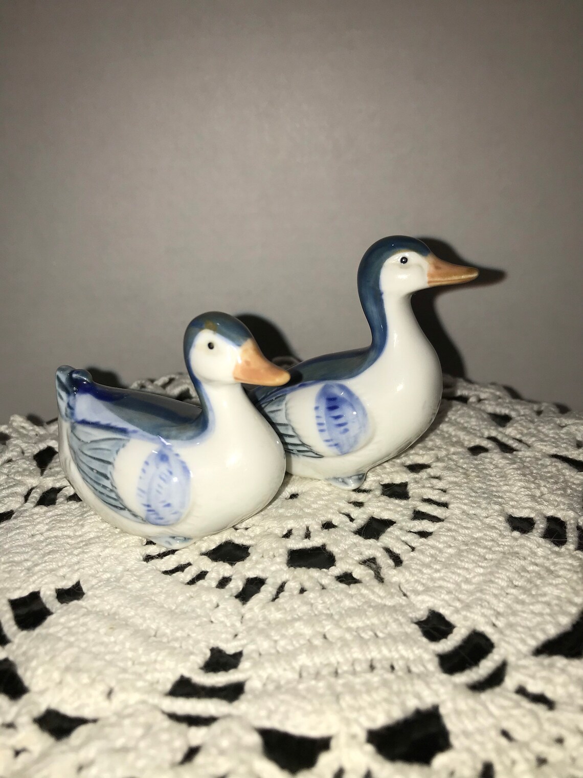 Miniture Otagiri Porcelain Duck Figurines Japan Etsy