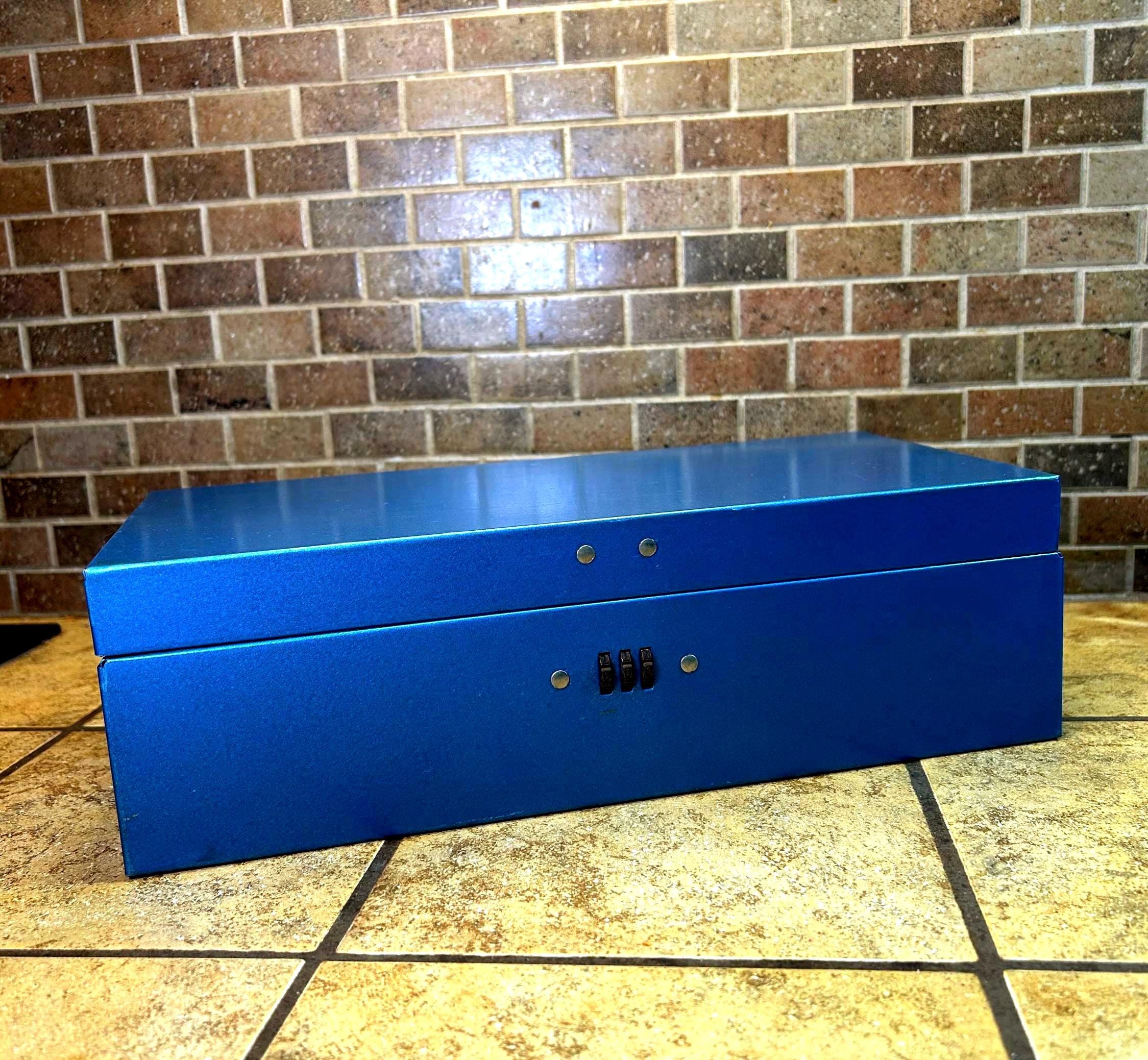 Vintage Metal Bank Deposit Safe Box - Etsy
