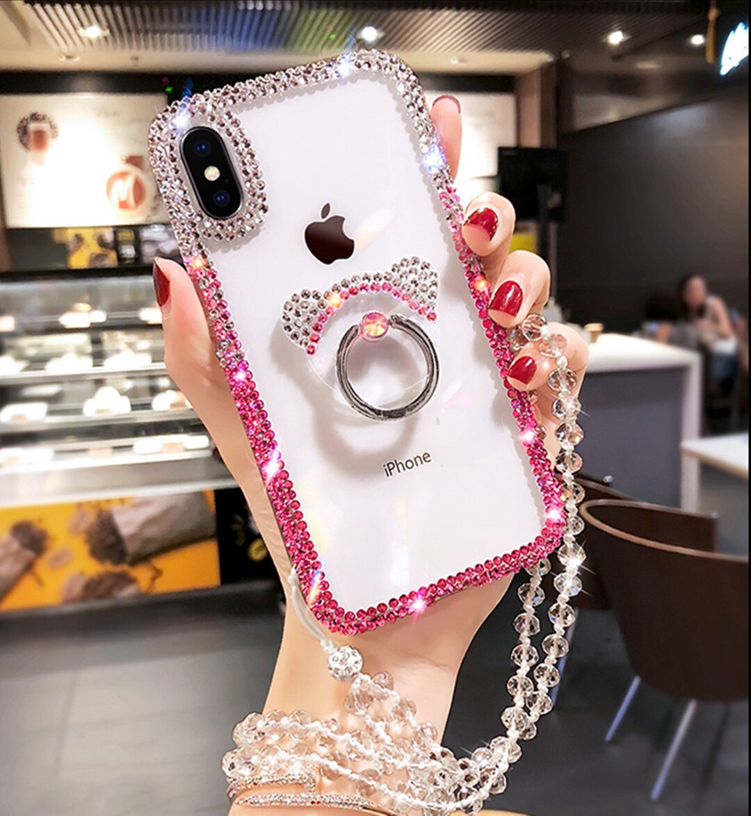 Luxury Rhinestone Crystals Diamond Case for iPhone Etsy