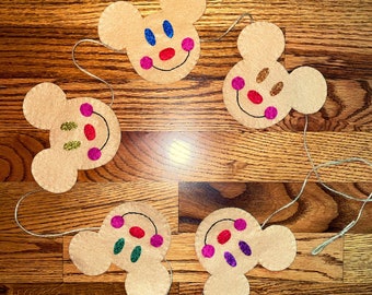 Disney Gingerbread Inspired Banner