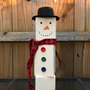 Block snowman