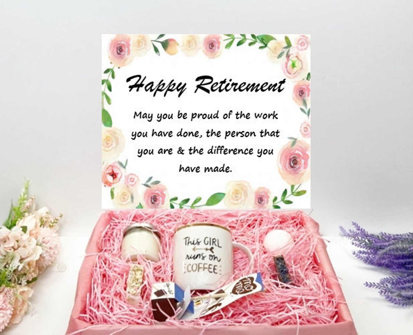 Happy Retirement Gift Box Retirement Gift Retirement Gifts Etsy UK