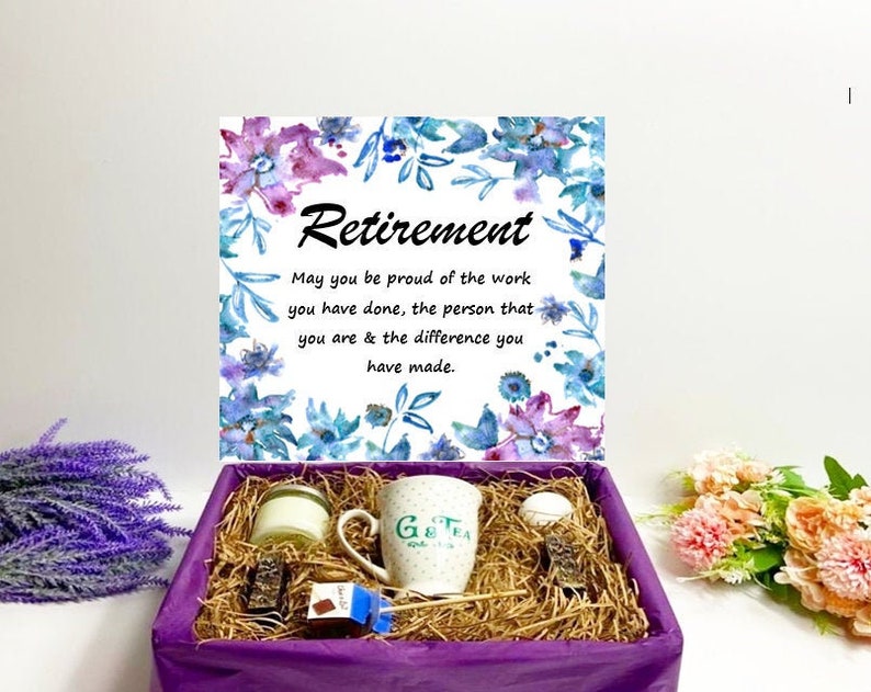 Happy Retirement Gift Box Retirement Gift Retirement Gifts Etsy UK
