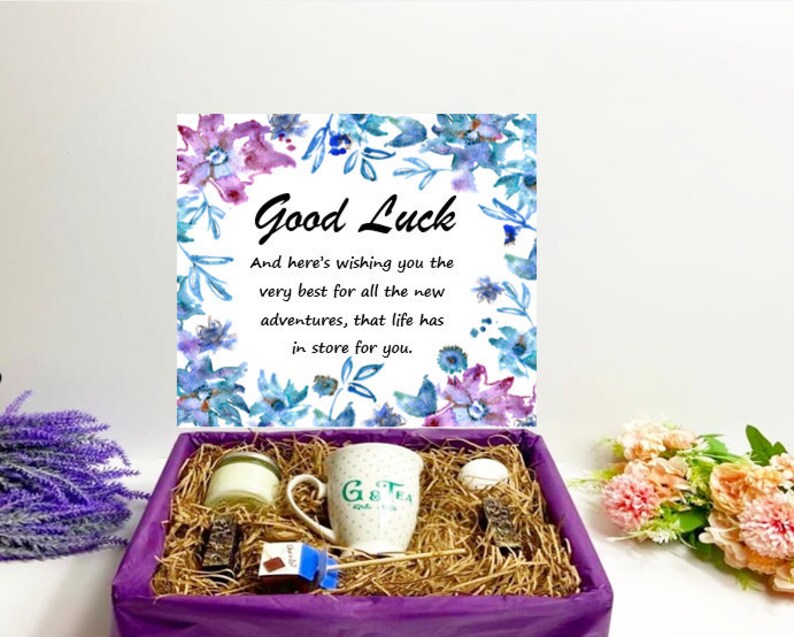 Good Luck Gifts for Her Good Luck New Job Leaving Gift Etsy UK