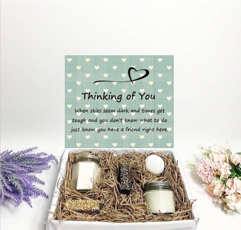 Personalised Thinking of You Gift Box With Sympathy Gift