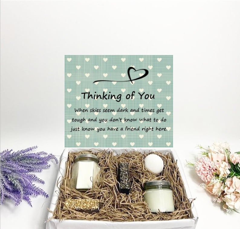 Personalised Thinking Of You Gift Box With Sympathy Gift Box | Etsy