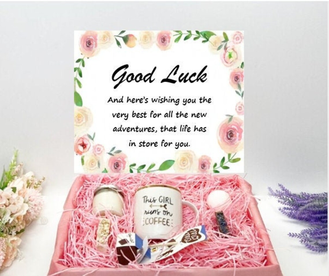 Good Luck Gifts For Her Good Luck New Job Leaving Gift Etsy