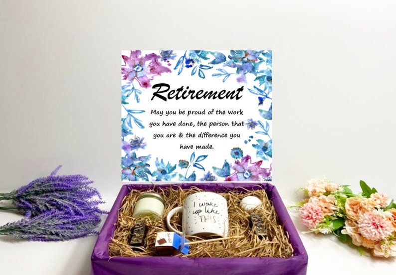 Happy Retirement Gift Box Retirement Gift Retirement Gifts Etsy UK