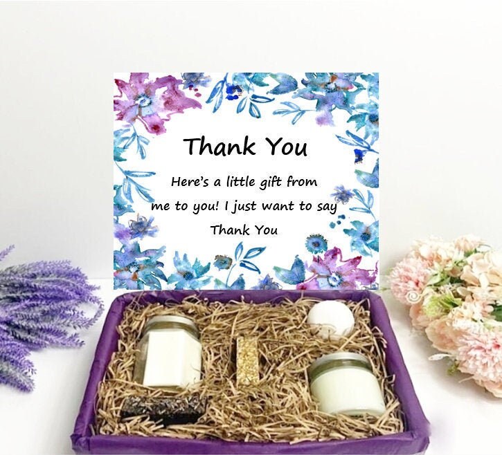 Thank You Gift Box Gift For Friend Thank You Personalised Etsy
