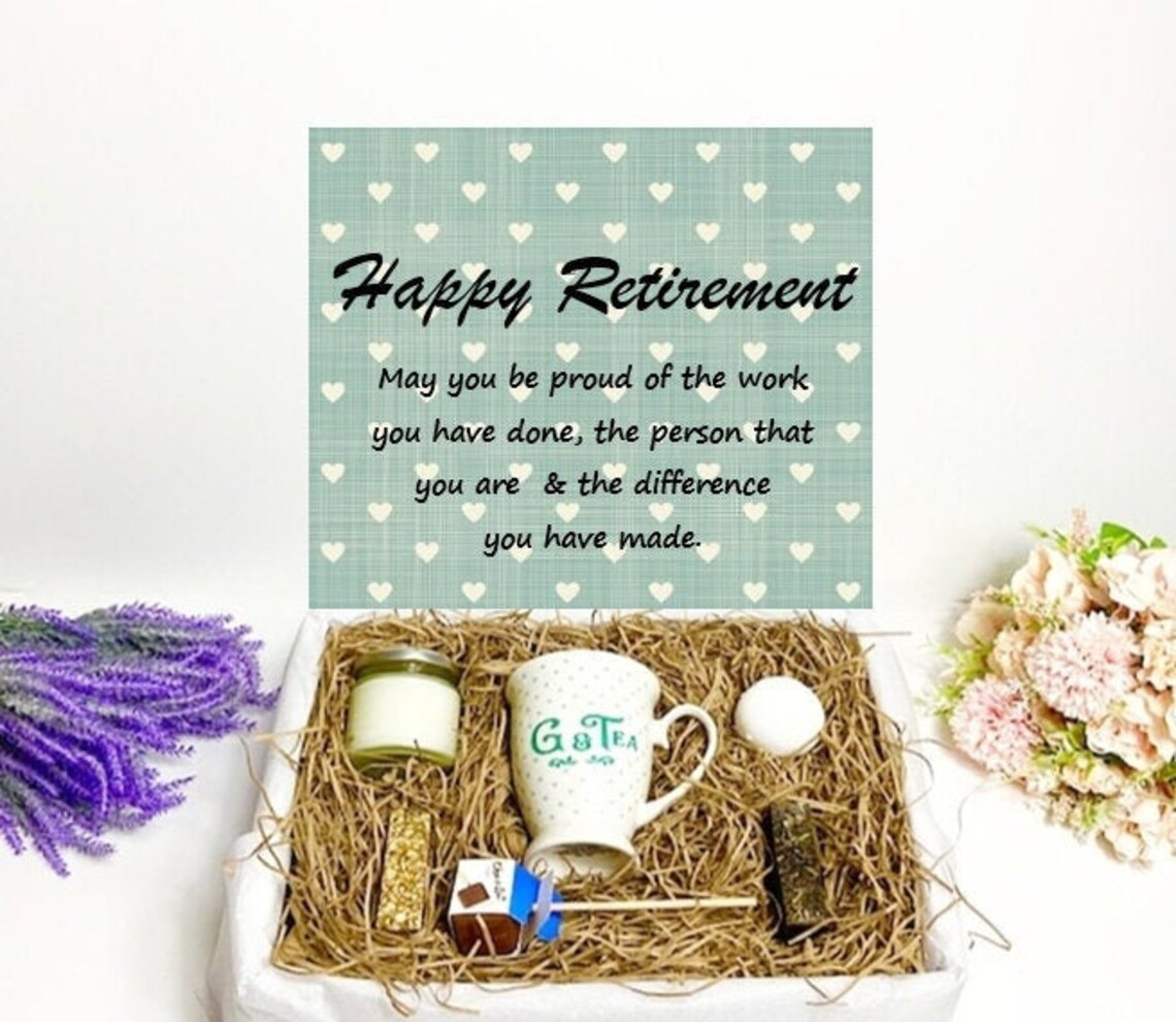 Happy Retirement Gift box Retirement Gift Retirement Gifts Etsy