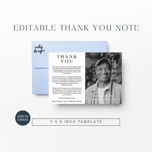 de remerciement minimaliste de sympathie de photo de Zazzle.be Liste d'envies Vous avez des idées ? Note de gratitude pour les funérailles | Modifiable sur Canvas | Remerciement personnalisé de deuil