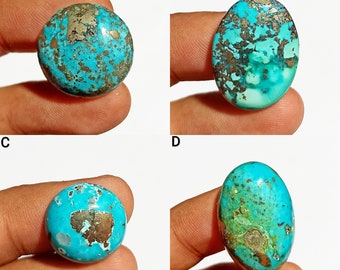 Amazing Quality Persian Turquoise Blue Color Turquoise Gemstone Oval Shape Cabochon Semi Precious Gemstone Use For Jewelry /& Pendant