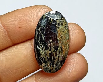 Top Quality Pyrite Druzy Gemstone 50carat #1418 AAA+ Pyrite loose gemstone Natural Pyrit Druzy Cabochon Pyrite Druzy Oval Shape Cabochon