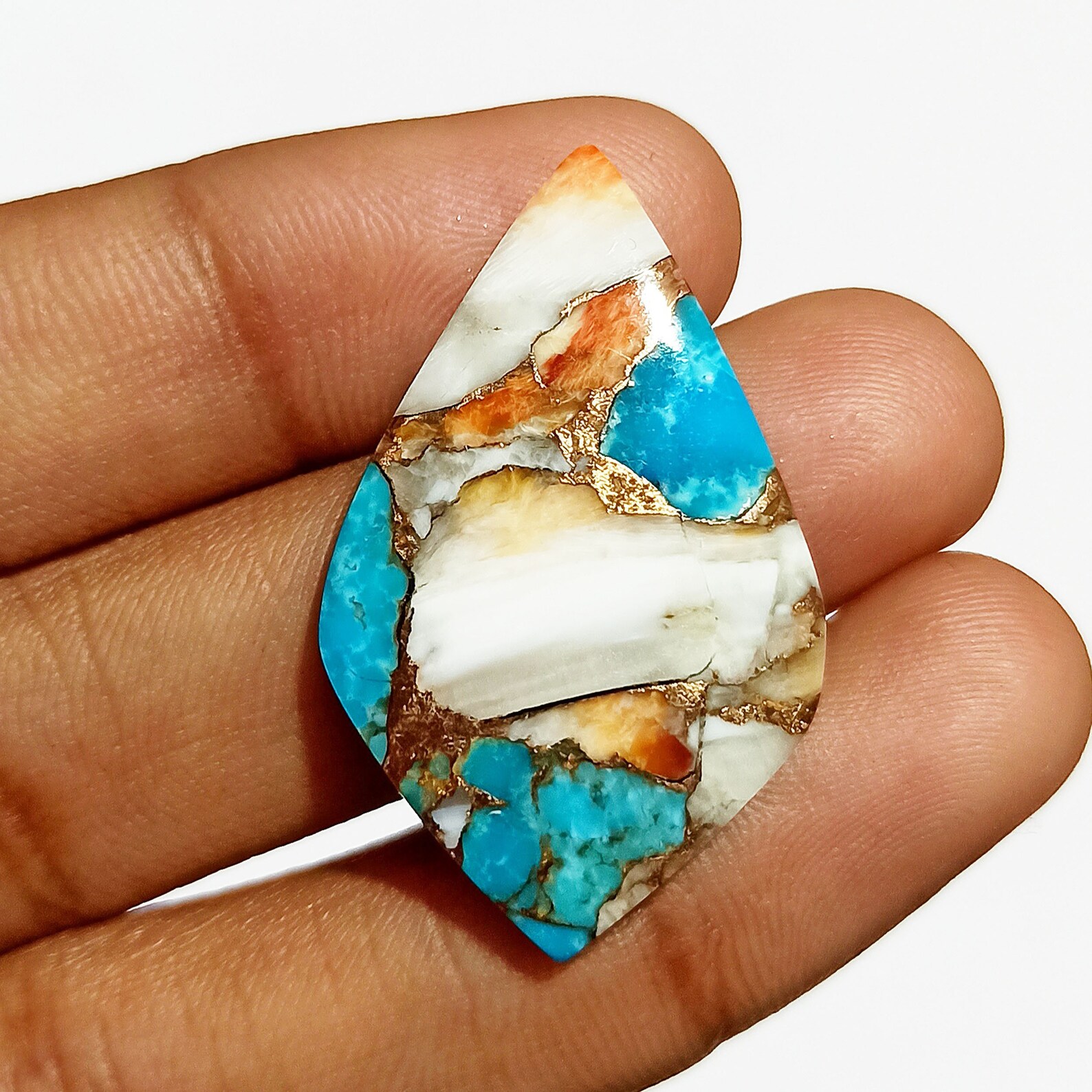 High Quality Spiny Oyster Turquoise Mohave Healing Gemstone Etsy
