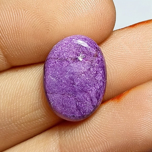 Top Quality Stichtite Cabochon Gemstone / Atlantiste Stichtite Cabochon / Oval Shape Cabochon / 17x13x4mm  /  5Ct