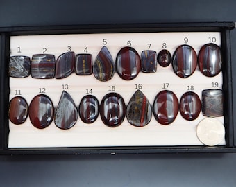 Tiger Iron Cabochon Energy Crystal Artist Gems Supply