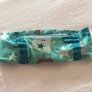 Diabetes pump belly belt, insulin belt, diabetes belly band with pump pocket without window