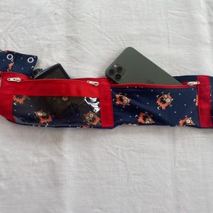 Diabetes pump belly belt, insulin belt, diabetes belly band with viewing window and additional pocket