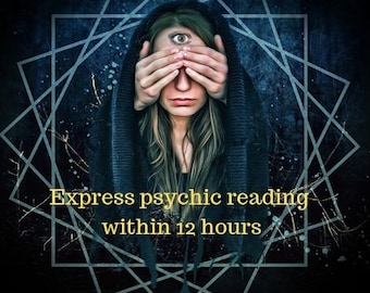 Accurate psychic reading 3 questions answered within 12 hours same day express delivery