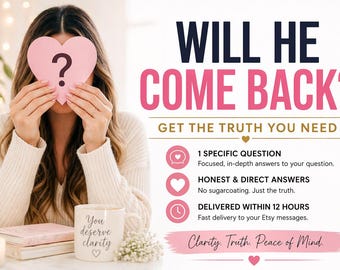 Will He Come Back? | No Sugarcoating Love Reading | Honest Psychic Answers Fast