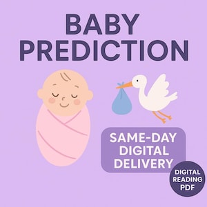 Lettura psichica sulla fertilità e sul bambino: prevedi il mese di nascita o di concepimento - Consegna digitale in giornata