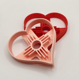 Heart Zia Cookie/Clay Cutter