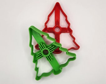 Christmas Tree Zia Cookie/Clay Cutter