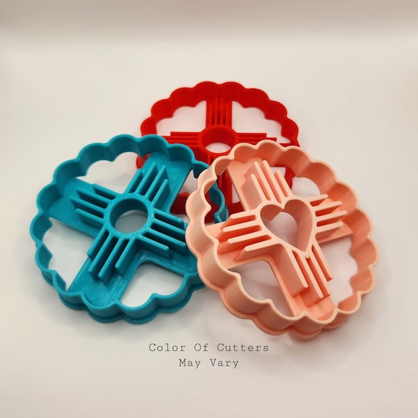 Scalloped Zia Cookie/Clay Cutter