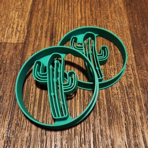 Circle Cactus Cookie/Clay Cutter