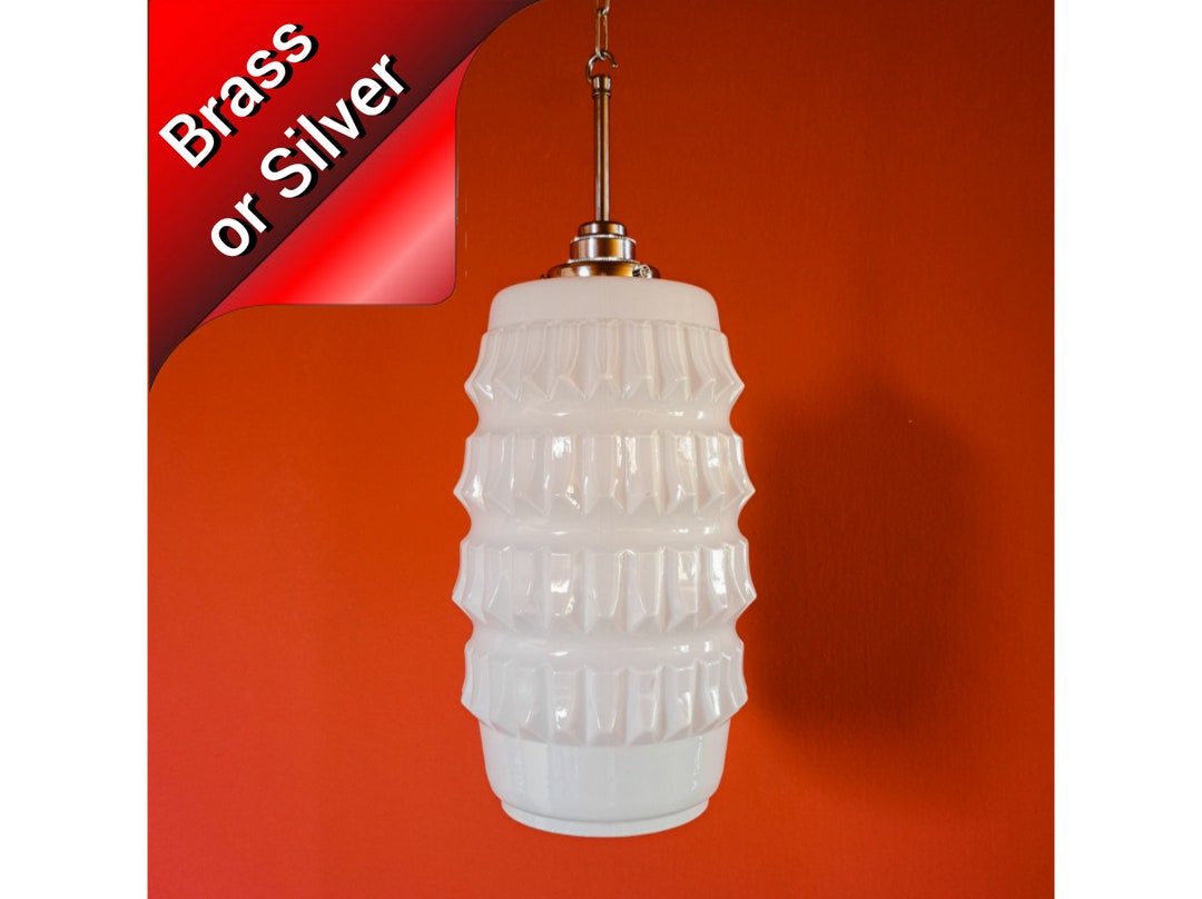 Milk Glass Pendant Light Opaline Pendant Light Milk Glass Pendant