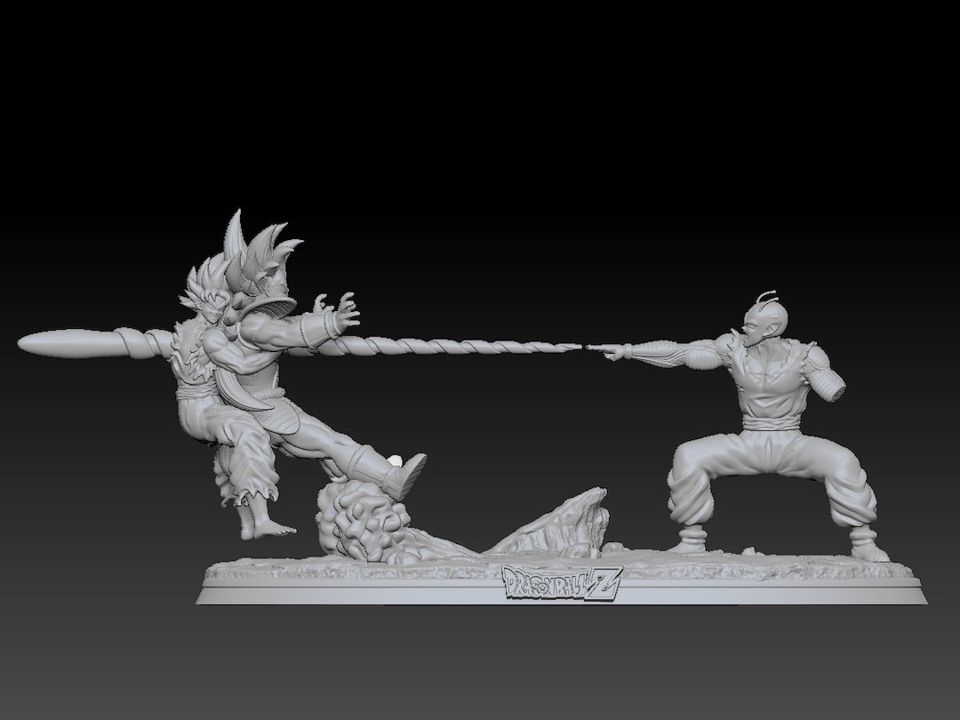 Piccolo Vs Raditzdigital STL File/anime Inspired 3D Model for 3D
